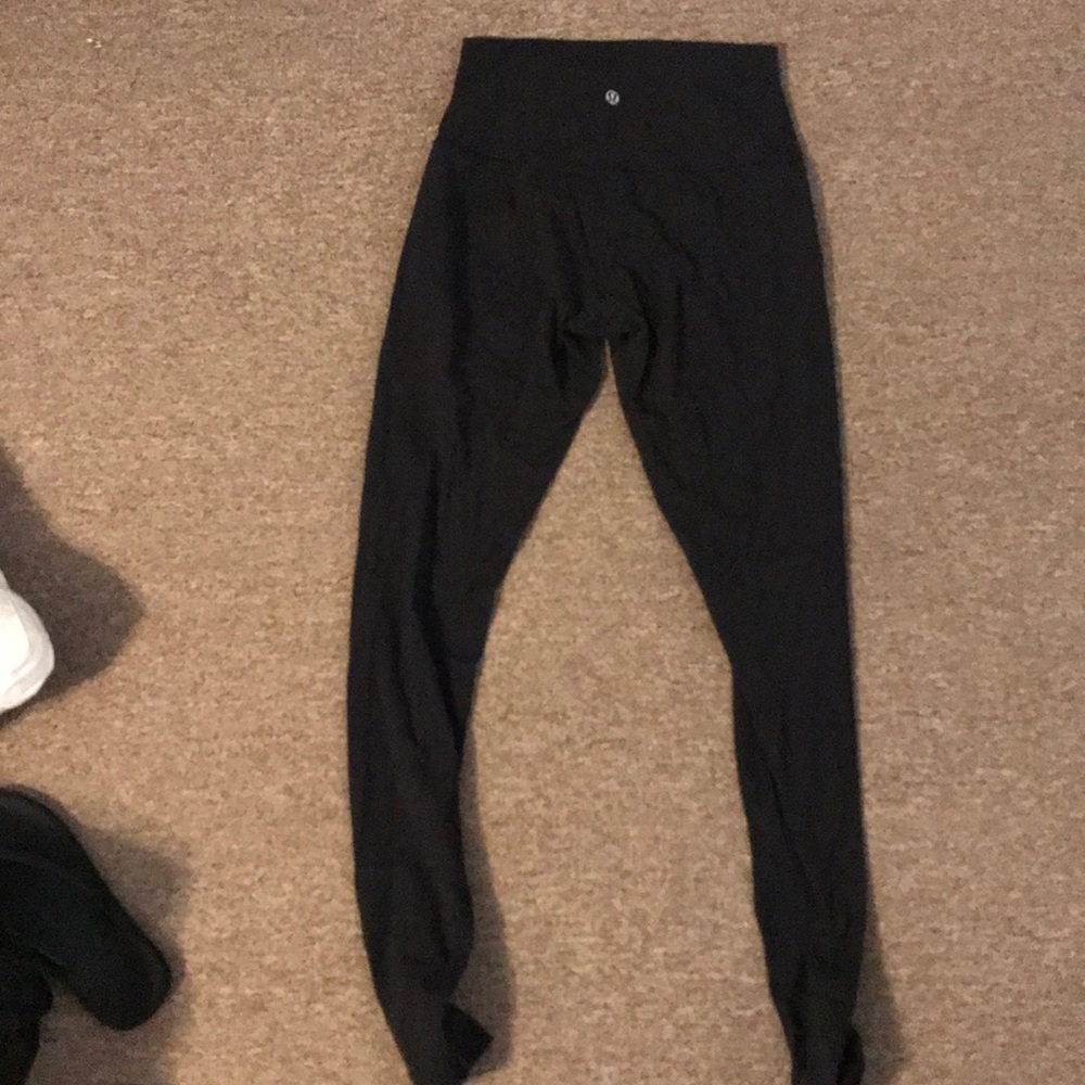High waisted slightly worn Lululemon leggings
